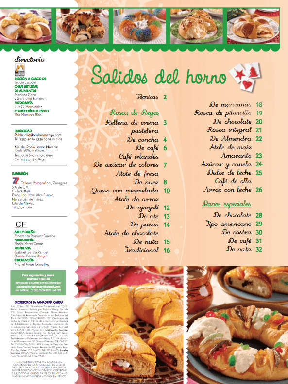 Secretos de la PanaderÌ_a 10 - Roscas de Reyes - Formato Digital - ToukanMango