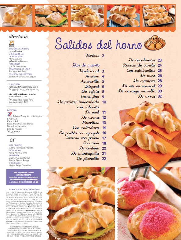 Secretos de la PanaderÌ_a 9 - Pan de Muerto - Formato Digital - ToukanMango