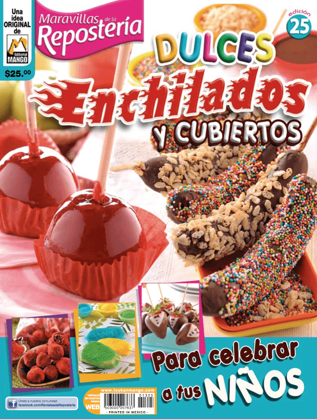Maravillas de la ReposterÌ_a 25 - Dulces enchilados y Cubiertos - Formato Digital - ToukanMango