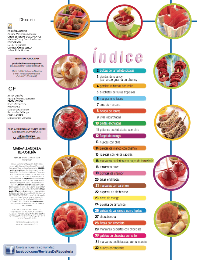 Maravillas de la ReposterÌ_a 25 - Dulces enchilados y Cubiertos - Formato Digital - ToukanMango