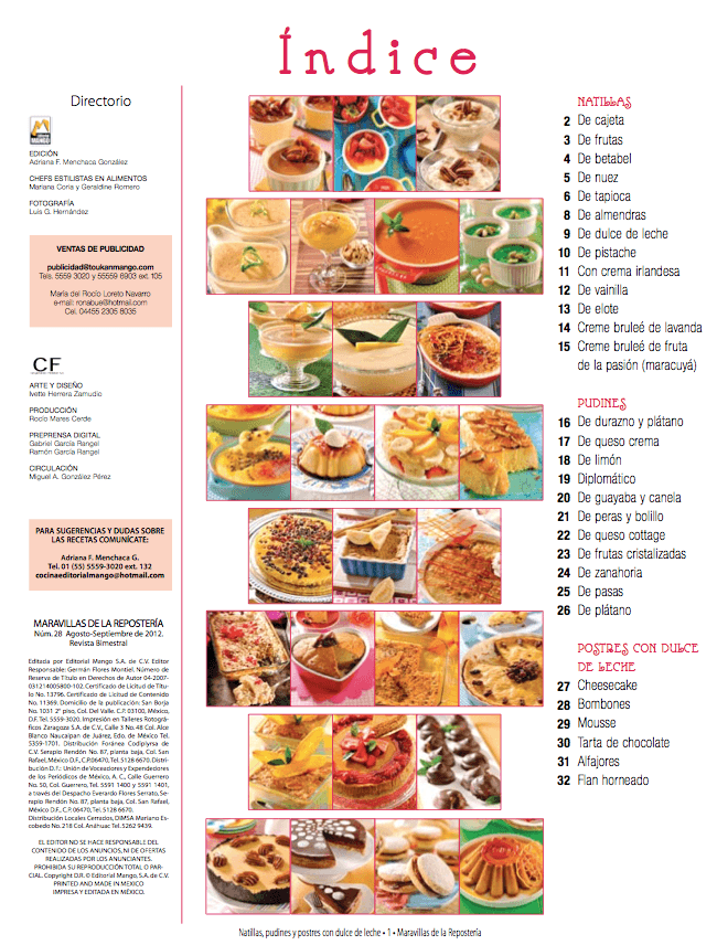 Maravillas de la ReposterÌ_a 28 - Natillas - Formato Digital - ToukanMango