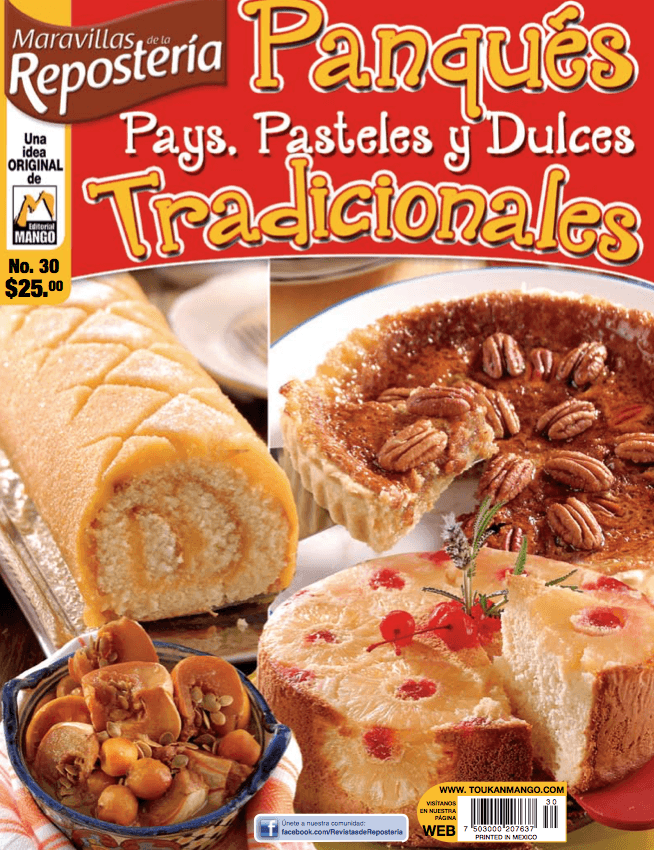 Maravillas de la ReposterÌ_a 30 -  Panqu̩s Pays, Pasteles y Dulces Tradicionales - Formato Digital - ToukanMango