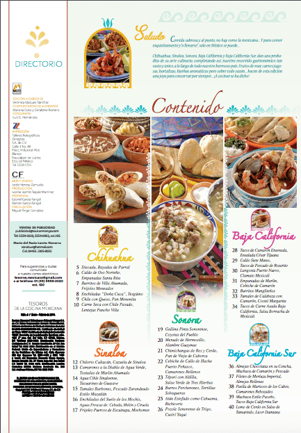 Tesoros de la Cocina Mexicana 6 - Deleites de Baja California, Norte y Mar de Cort̩s - Formato Digital - ToukanMango