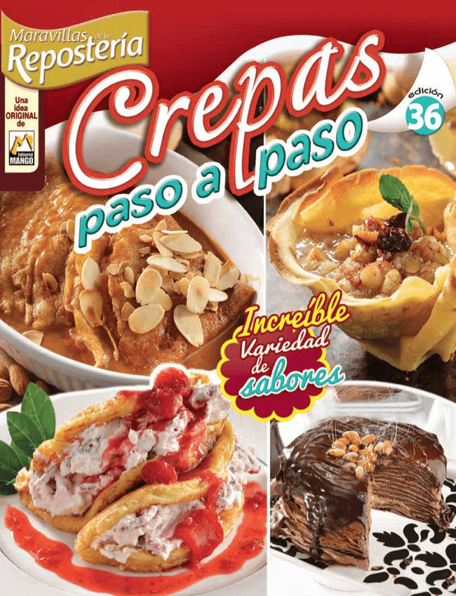 Maravillas de la ReposterÌ_a 36 - Crepas paso a paso - Formato Digital - ToukanMango