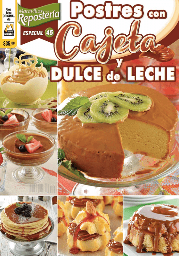 Maravillas de la ReposterÌ_a Especial 45 - Postres con cajeta - Formato Digital - ToukanMango