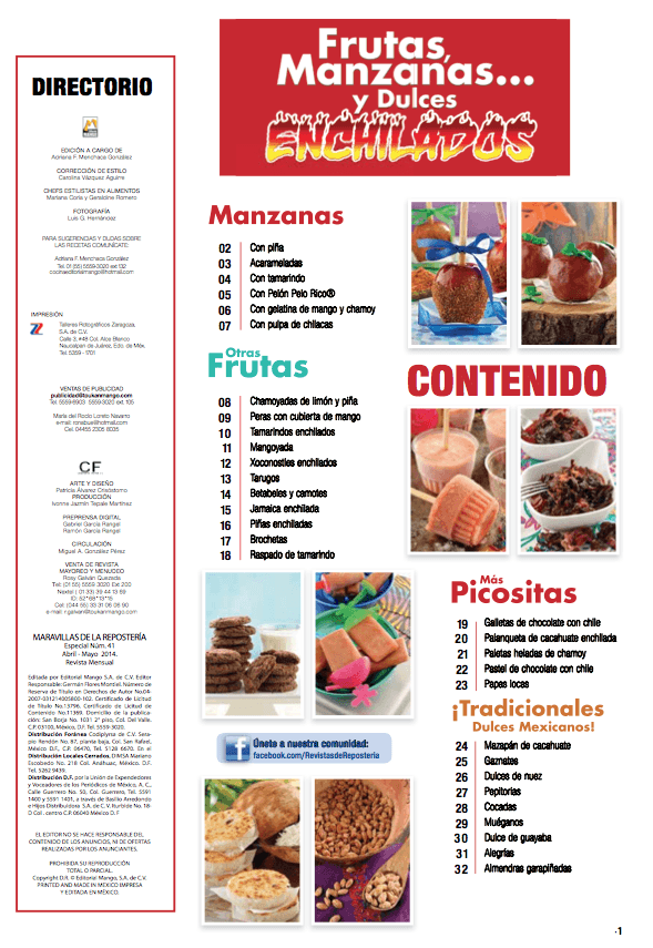 Maravillas de la ReposterÌ_a Especial 41 - Frutas Manzanas y Dulces - Formato Digital - ToukanMango