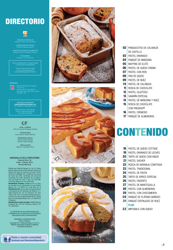 Maravillas de la ReposterÌ_a Especial 38 - Pasteles y Panqu̩s con La Lechera - Formato Digital - ToukanMango