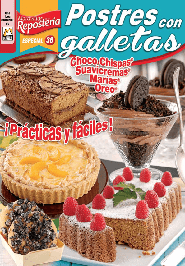 Maravillas de la ReposterÌ_a Especial 36 - Postres con Galletas - Formato Digital - ToukanMango