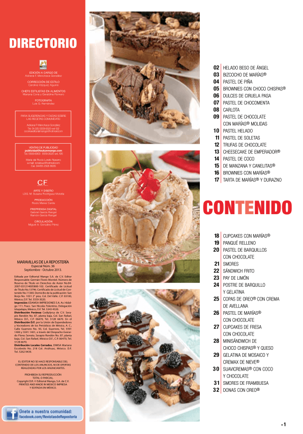Maravillas de la ReposterÌ_a Especial 36 - Postres con Galletas - Formato Digital - ToukanMango
