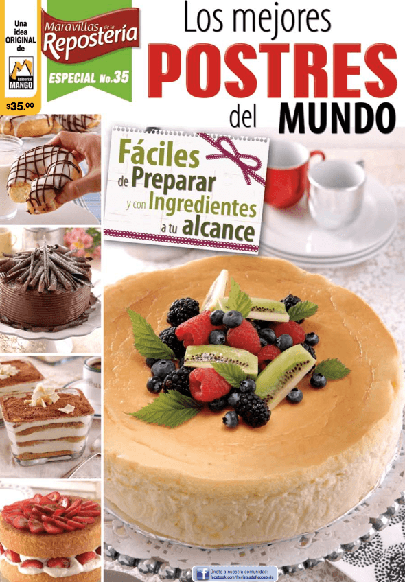 Maravillas de la ReposterÌ_a Especial 35 - Los mejores postres del mundo - Formato Digital - ToukanMango