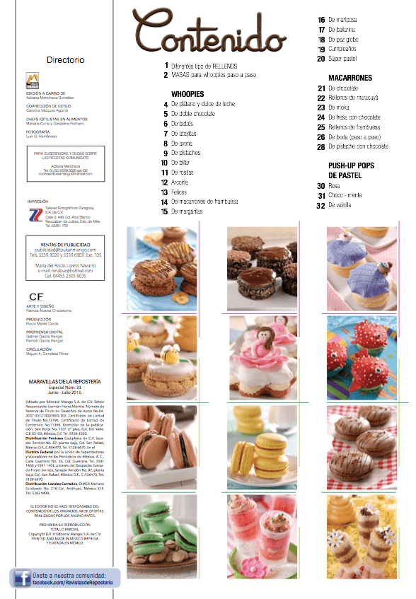 Maravillas de la ReposterÌ_a Especial 33 - Whoopies y Macarrones, Paletas Push-Up - Formato Digital - ToukanMango
