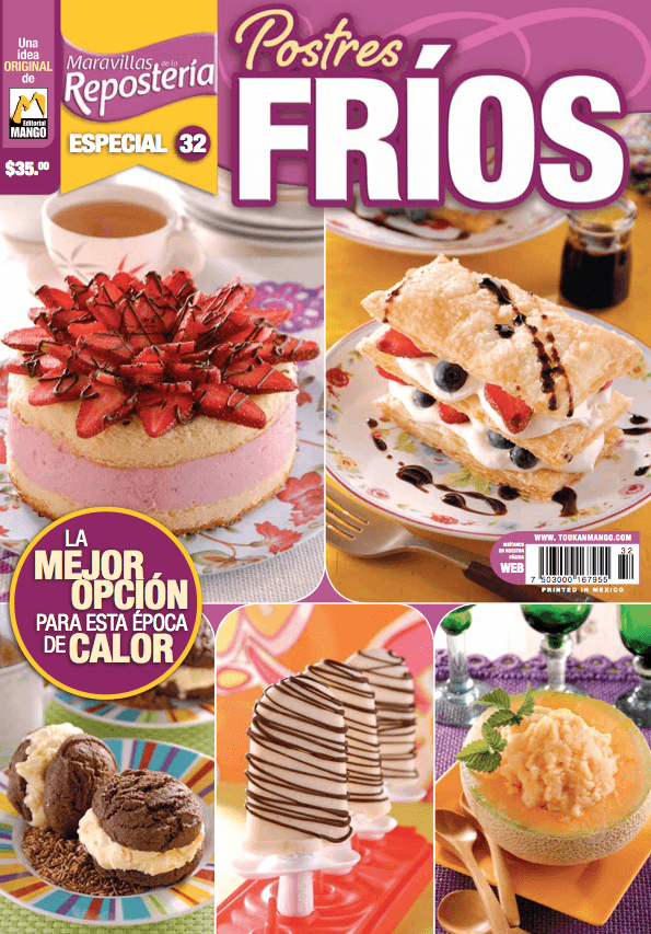 Maravillas de la ReposterÌ_a Especial 32 - Postres FrÌ_os - Formato Digital - ToukanMango