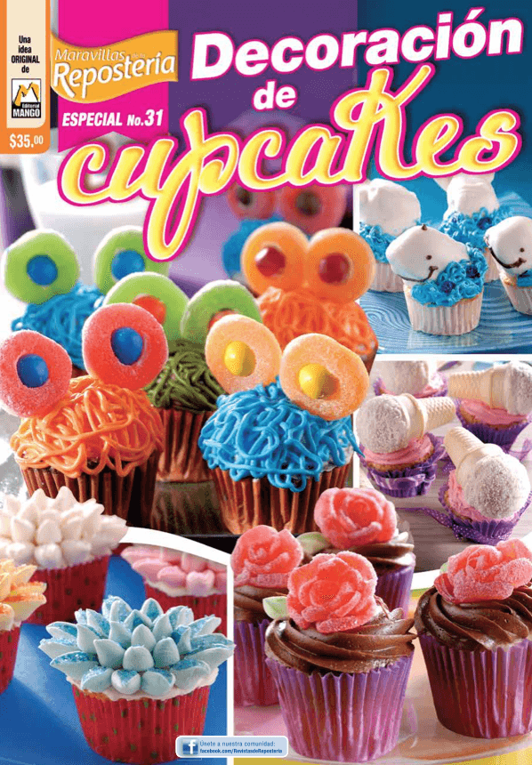 Maravillas de la ReposterÌ_a Especial 31 - DecoraciÌ_n con cupcakes - Formato Digital - ToukanMango