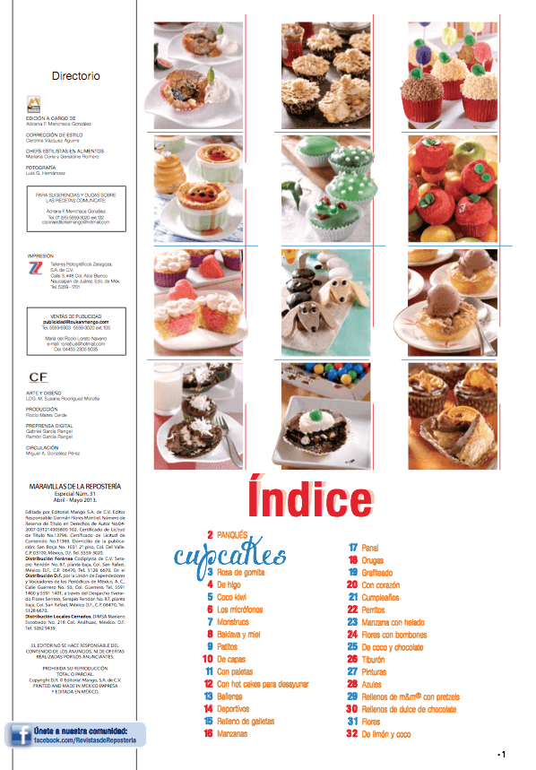 Maravillas de la ReposterÌ_a Especial 31 - DecoraciÌ_n con cupcakes - Formato Digital - ToukanMango