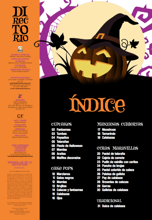 Maravillas de la ReposterÌ_a Especial 25 - Halloween åÁDeliciosa fiesta de sustos! - Formato Digital - ToukanMango