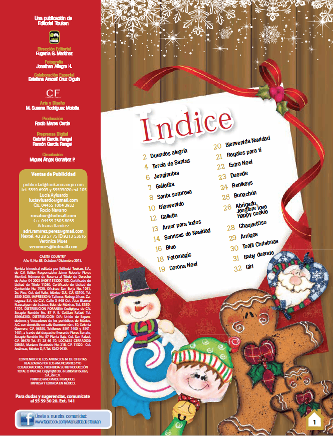 Casita country 85 - Navidad - Formato Digital - ToukanMango