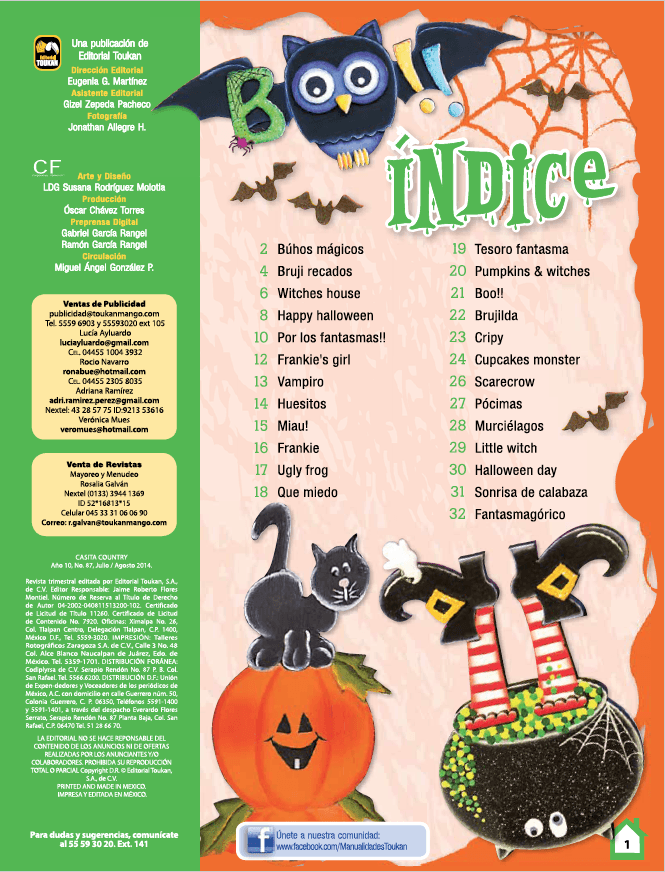 Casita country 87 - Halloween - Formato Digital - ToukanMango