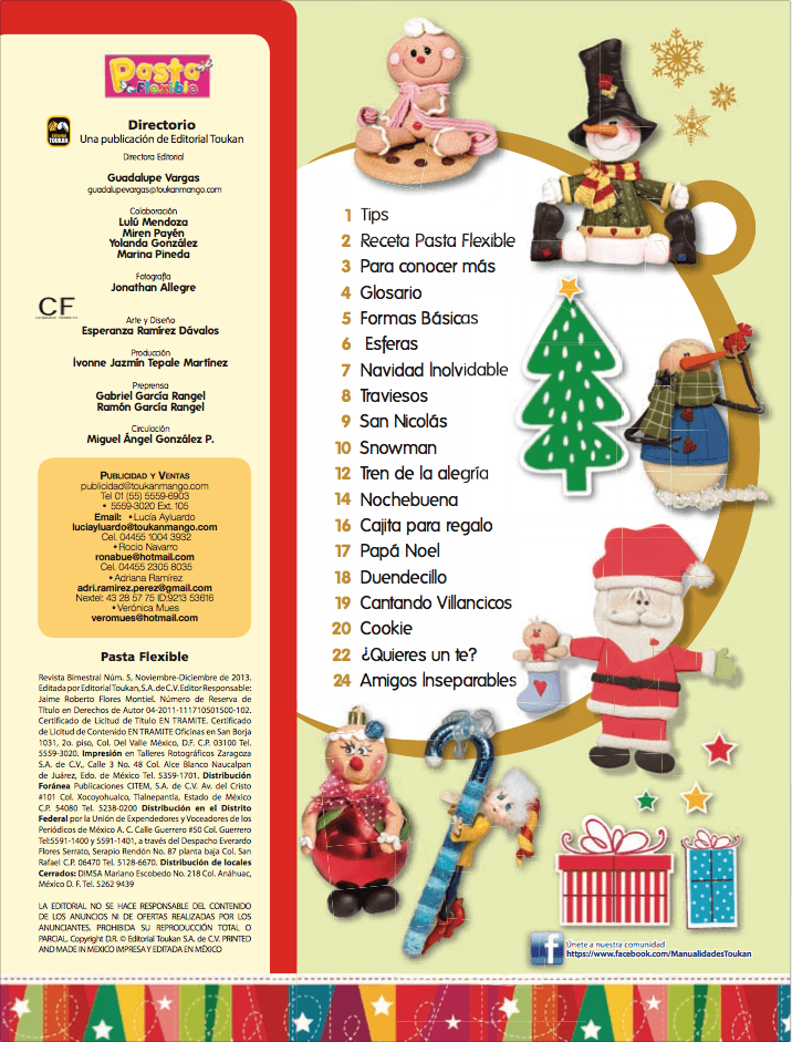 Pasta Flexible 5 - Nuevas ideas navide̱as - Formato Digital - ToukanMango