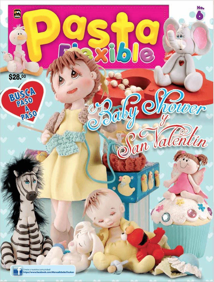 Pasta Flexible 6 - Baby shower y San Valentin - Formato Digital - ToukanMango