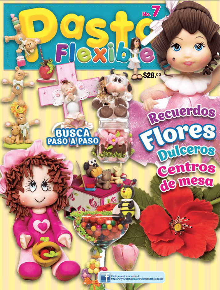 Pasta Flexible 7 - Recuerdos, flores, dulceros, centros de mesa - Formato Digital - ToukanMango