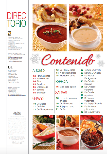 Irresistibles Salsas Especial 8 - Adobos, salsas y gravys, mole paso a paso - Formato Digital - ToukanMango