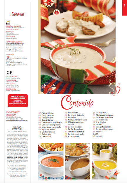 Irresistibles Salsas Especial 17 - Las mejores salsas navide̱as para tus platillos - Formato Digital - ToukanMango