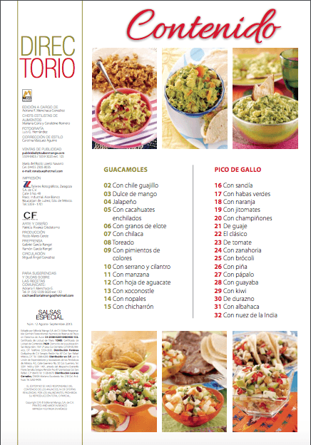 Irresistibles Salsas Especial 12 - Guacamoles y picos de gallo - Formato Digital - ToukanMango