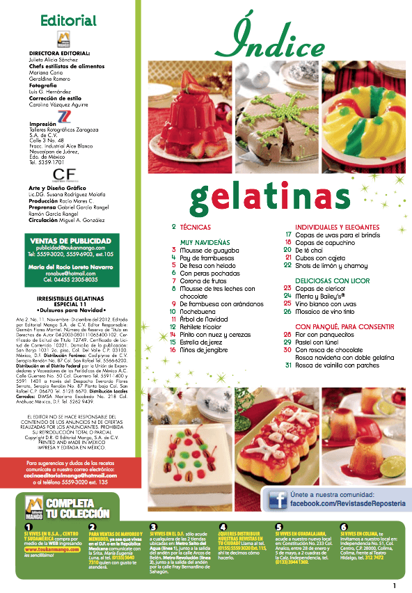 Irresistibles Gelatinas Especial No. 11 - Dulzuras para navidad - Formato Digital - ToukanMango