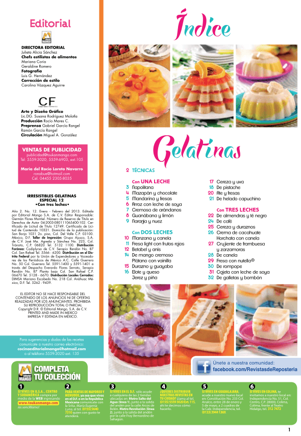 Irresistibles Gelatinas Especial No. 12 - Con tres leches - Formato Digital - ToukanMango