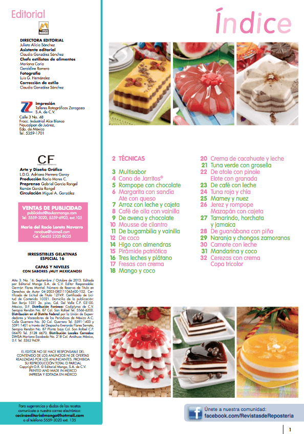 Irresistibles Gelatinas Especial No. 16 - Capas y niveles con sabores - Formato Digital - ToukanMango