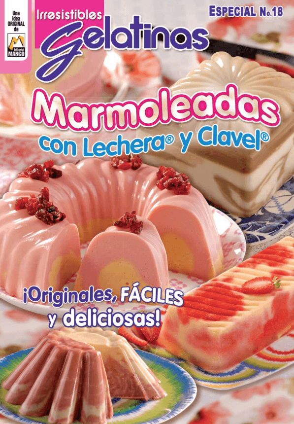 Irresistibles Gelatinas Especial No. 18 - Marmoleadas - Formato Digital - ToukanMango