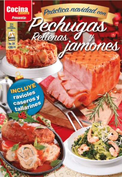 Cocina Casera Presenta 31 - Pechugas rellenas y jamones - Formato Digital - ToukanMango