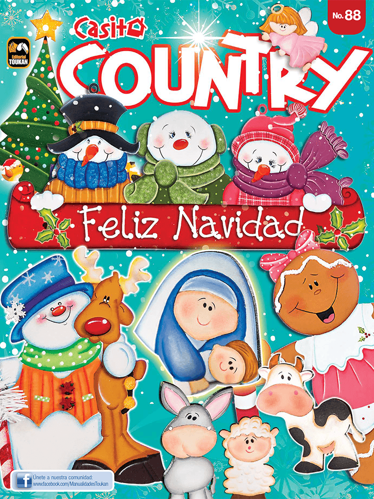 Casita country 88 - Feliz Navidad - Formato Digital - ToukanMango