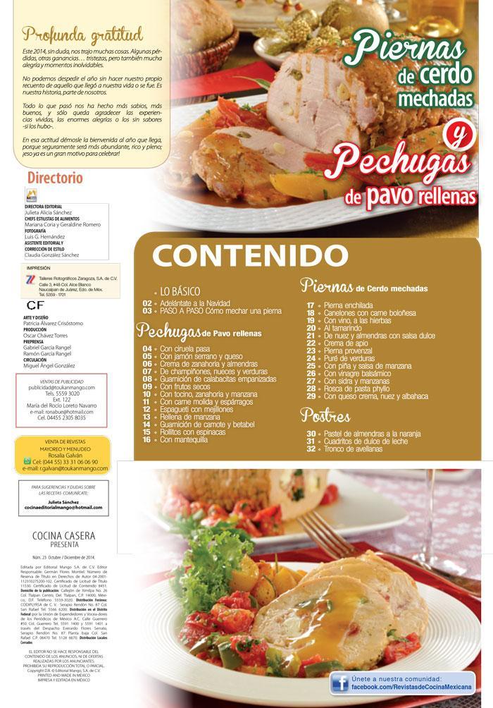 Cocina Casera Presenta 23 - Piernas de cerdo mechadas y pechugas de pavo rellenas - Formato Digital - ToukanMango