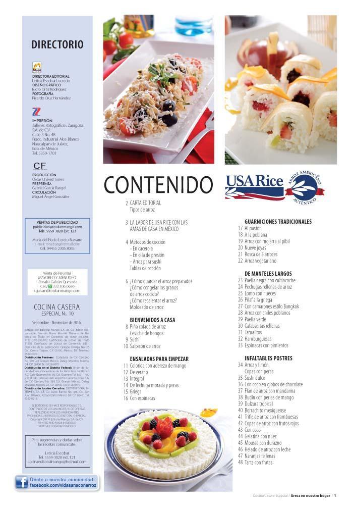 Cocina Casera Especial 10 - Arroz en nuestro hogar - Formato Digital - ToukanMango