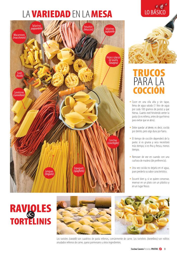 Cocina Casera Presenta 10 - Pastas paso a paso - Formato Digital - ToukanMango