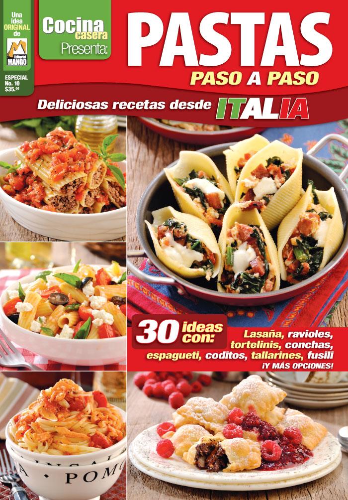 Cocina Casera Presenta 10 - Pastas paso a paso - Formato Digital - ToukanMango