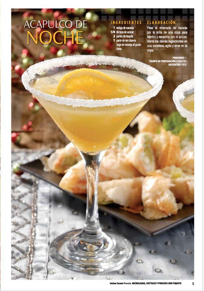 Cocina Casera Presenta 19 - Micheladas y ponches con piquete - Formato Digital - ToukanMango