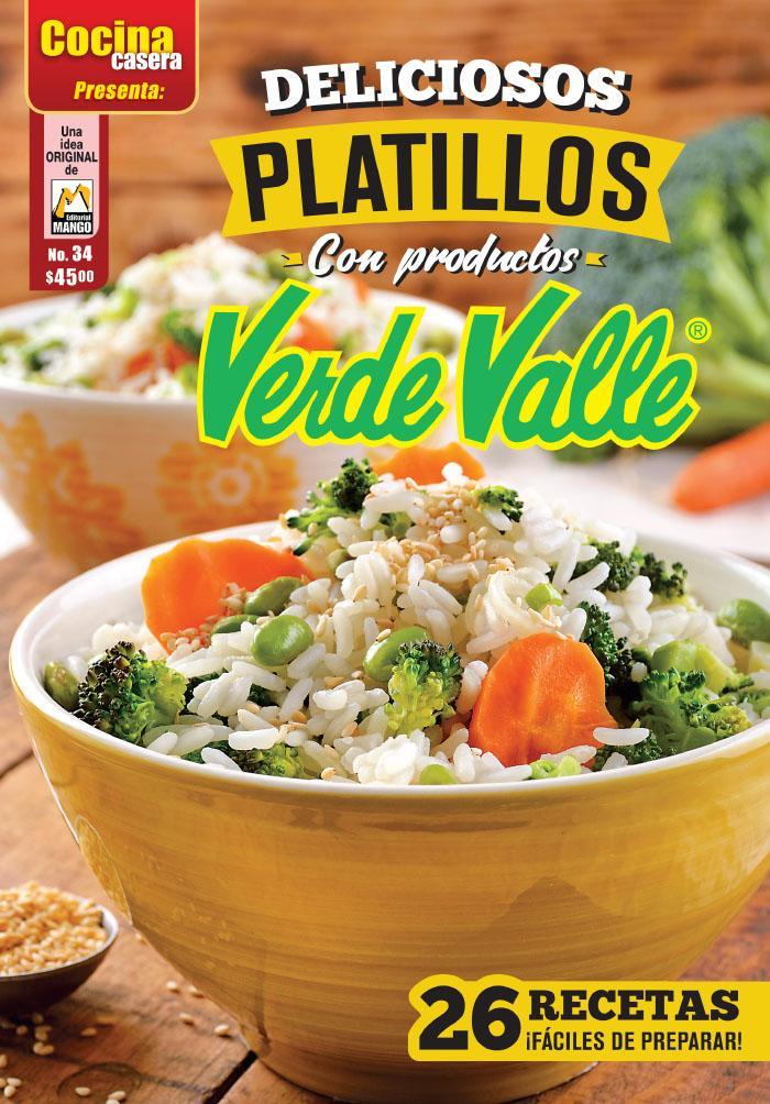 Cocina Casera Presenta 34 - Deliciosos Platillos con Productos Verde Valle - Formato Digital - ToukanMango