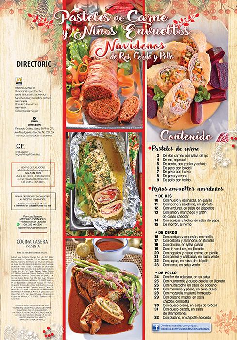 Cocina Casera Presenta 36 - Pasteles de Carne y Ni̱os Envueltos - Formato Digital - ToukanMango