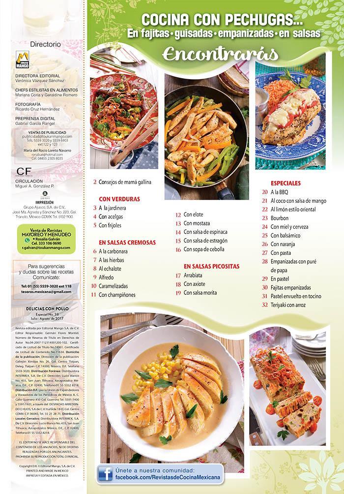 Delicias con Pollo Especial 38 - Cocina con pechugas - Formato Digital - ToukanMango