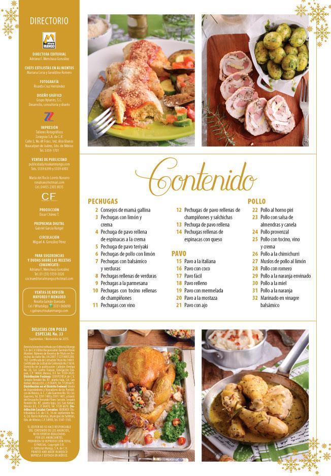 Delicias con Pollo Especial 33 - Pechugas, pavos y pollos - Formato Digital - ToukanMango