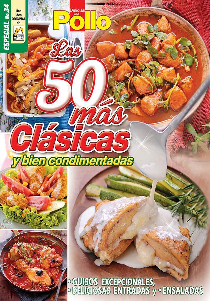 Delicias con Pollo Especial 34 - Las 50 mÌÁs clÌÁsicas y bien condimentadas- Formato Digital - ToukanMango