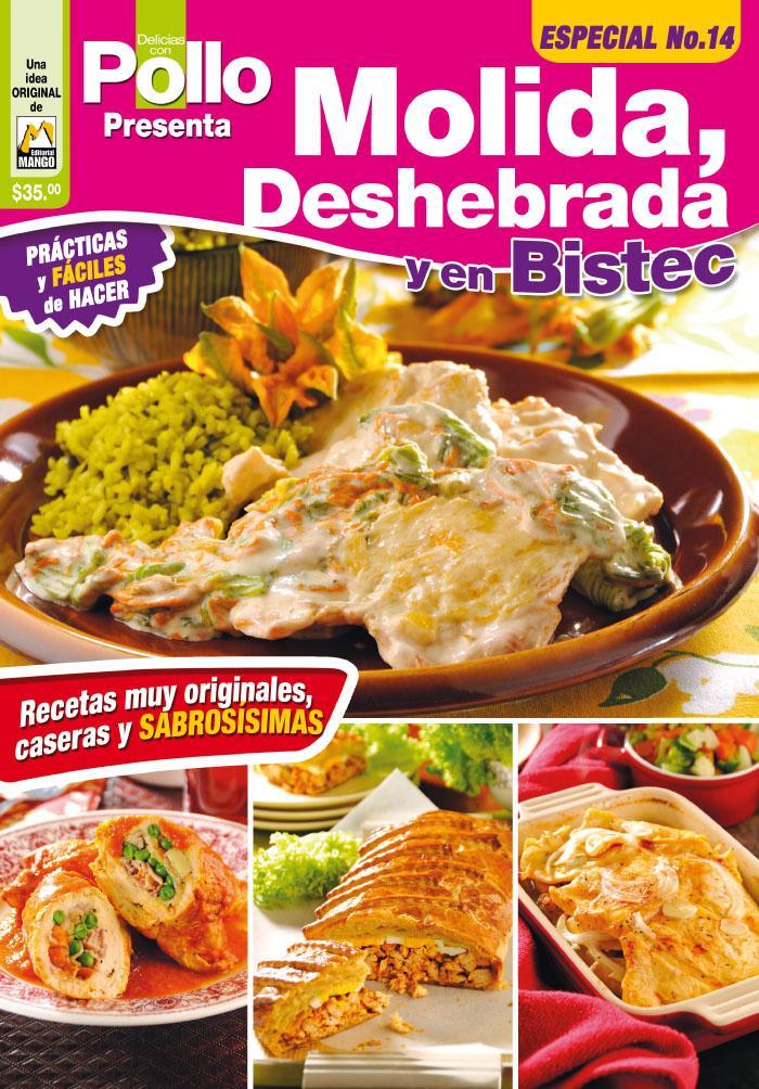 Delicias con Pollo Especial 14 - Molida, deshebrada y en bistec - Formato Digital - ToukanMango