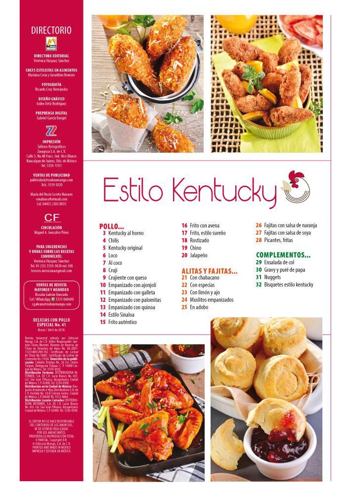 Delicias con Pollo Especial 41 - Estilo Kentucky - Fomato Digital - ToukanMango