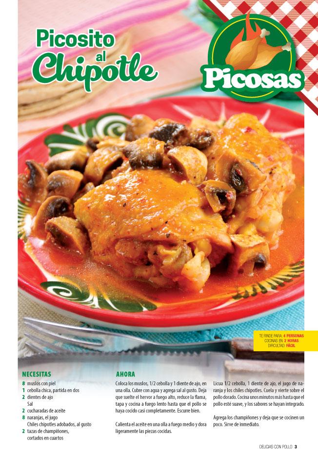 Delicias con Pollo Especial 42 - Cocina Mexicana con Piernas y Muslos - Fomato Digital - ToukanMango