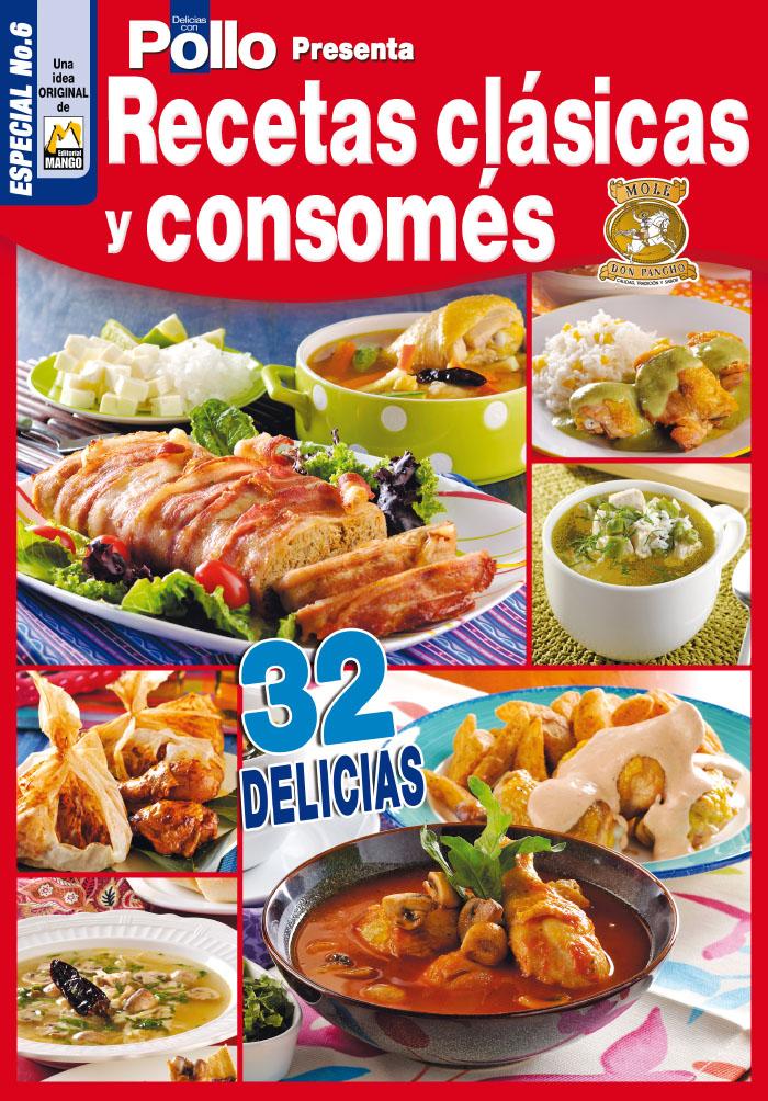 Delicias con Pollo Especial 6 - Recetas ClÌÁsicas y Consom̩s - Formato Digital - ToukanMango