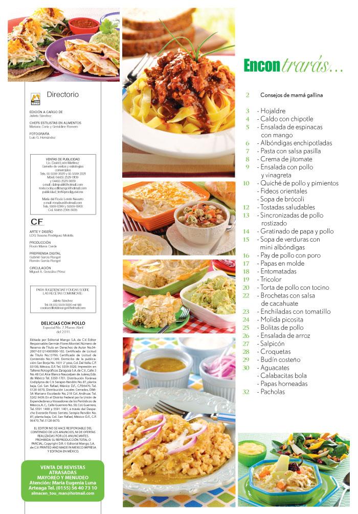 Delicias con Pollo Especial 7 - Pollo Molido y Deshebrado - Formato Digital - ToukanMango
