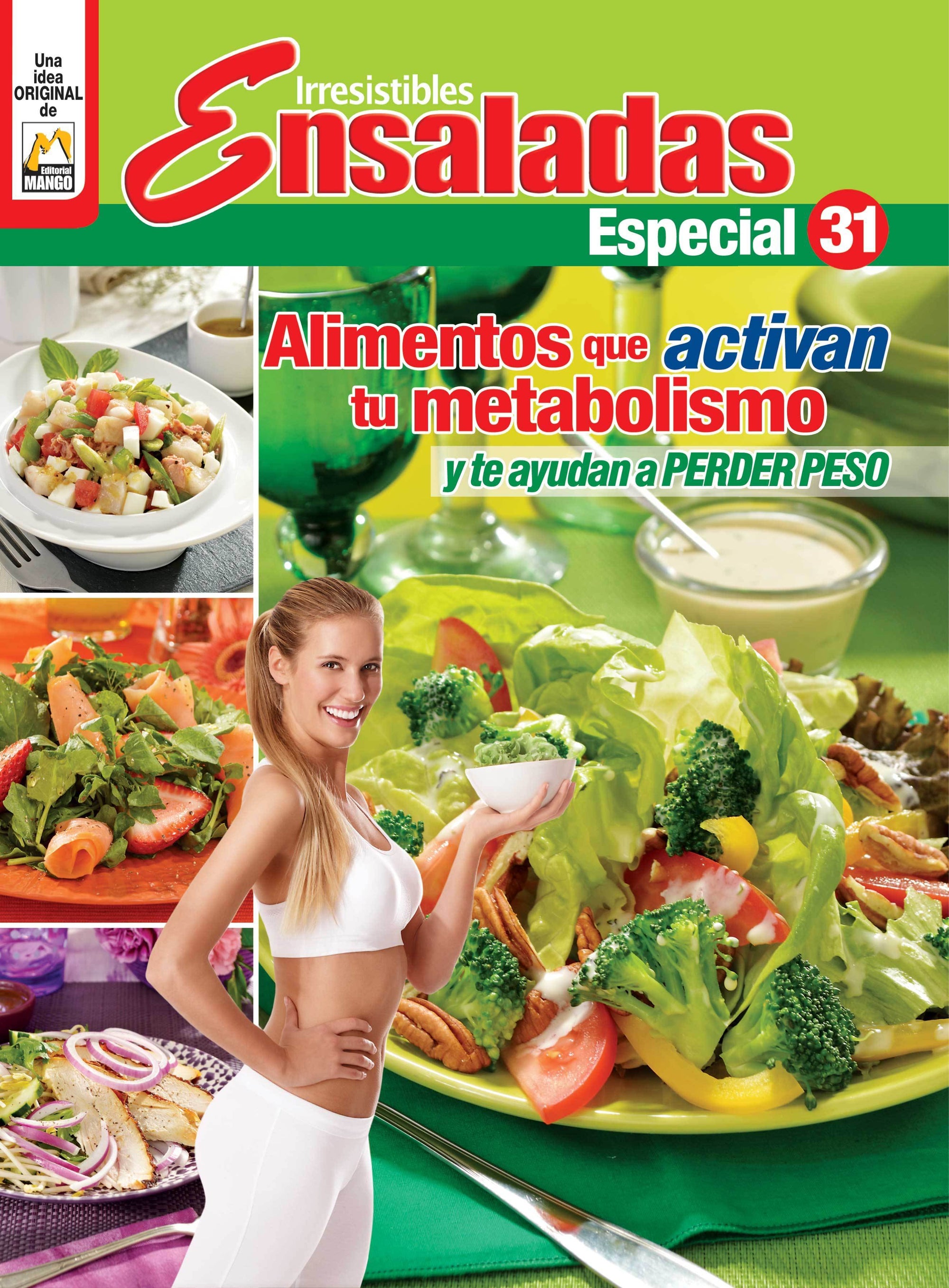 Irresistibles Ensaladas Especial 31 - Alimentos que activan tu metabolismo - Formato Digital - ToukanMango