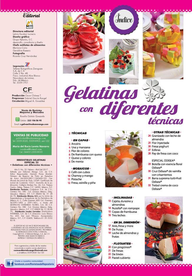 Irresistibles Gelatinas Especial No. 32 - Diferentes t̩cnicas - Formato Digital - ToukanMango